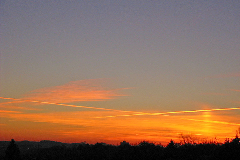 Abendhimmel ber Chemnitz